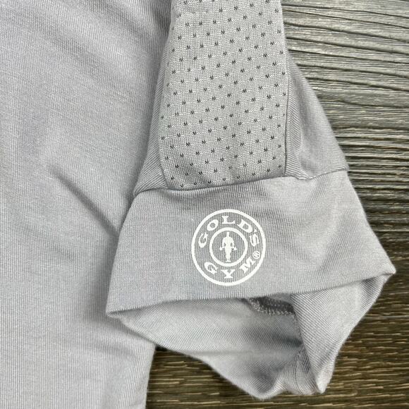 Gold's Gym Women's Athletic T-shirt Hooded Mini Dress Small Pockets Vented Logo - Picture 4 of 7